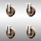 Service Caster 5 Inch 316SS High Temp Glass Filled Nylon Wheel Swivel Bolt Hole Caster Set SCC SCC-SS316BH20S514-GFNSHT-4 - alternate 1